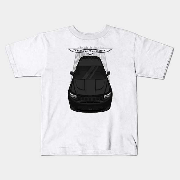 Jeep Grand Cherokee Trackhawk - Diamond Black Kids T-Shirt by V8social